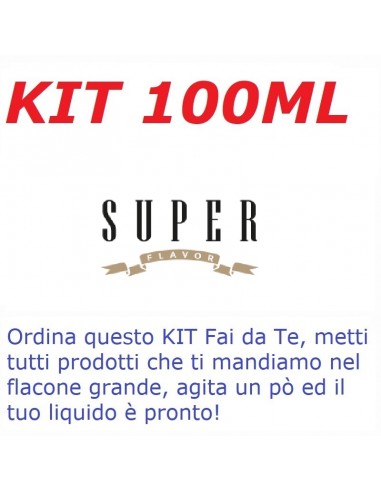 SUPERFLAVOR Liquido 100ml - PACK KIT...