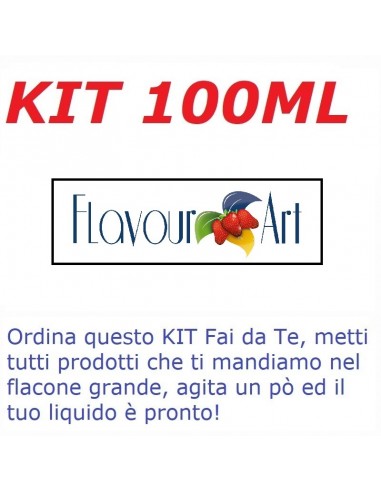 FLAVOURART Liquido 100ml - PACK KIT...