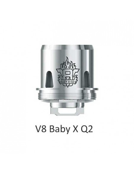 SMOK RESISTENZA V8 X BABY Q2 - Dual Coil 0.4ohm - 40-70w
